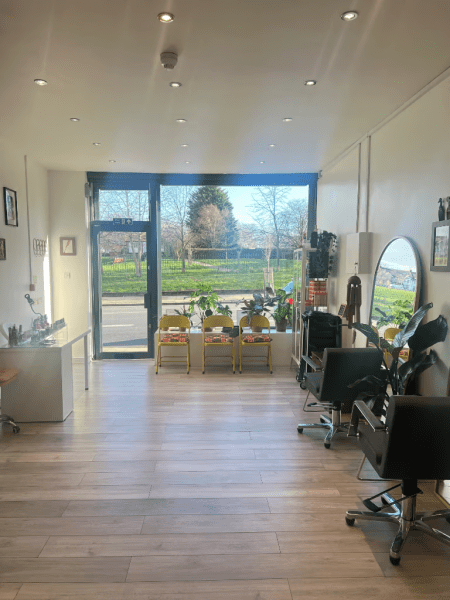 Nail Technician Station In Modern Salon